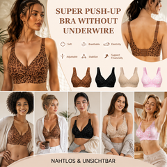 ๐Super Firming Leopard Print Jelly Bra | Women Wirefree Bras ๐No More Sagging Breasts
