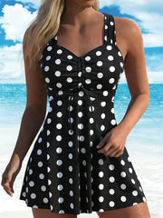 Women's Casual Fashion Tankini Top and Shorts 2pcs Swimsuit Set
