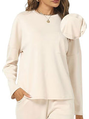 Women 2024 Sweat Matching Sets 2 Piece (BUY 2 FREE SHIPPING)