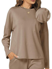 Women 2024 Sweat Matching Sets 2 Piece (BUY 2 FREE SHIPPING)