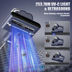 Teant mattress vacuum cleaner effectively removes dust mites.