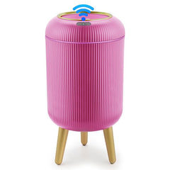 Pukomc Smart Sensor Trash Can, with lid, waterproof and touchless design.