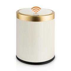 Pukomc Smart Sensor Trash Can, with lid, waterproof and touchless design.
