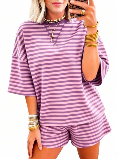 ⏰Hot Sale-Women's Cozy 2-Piece Ribbed Shorts Set