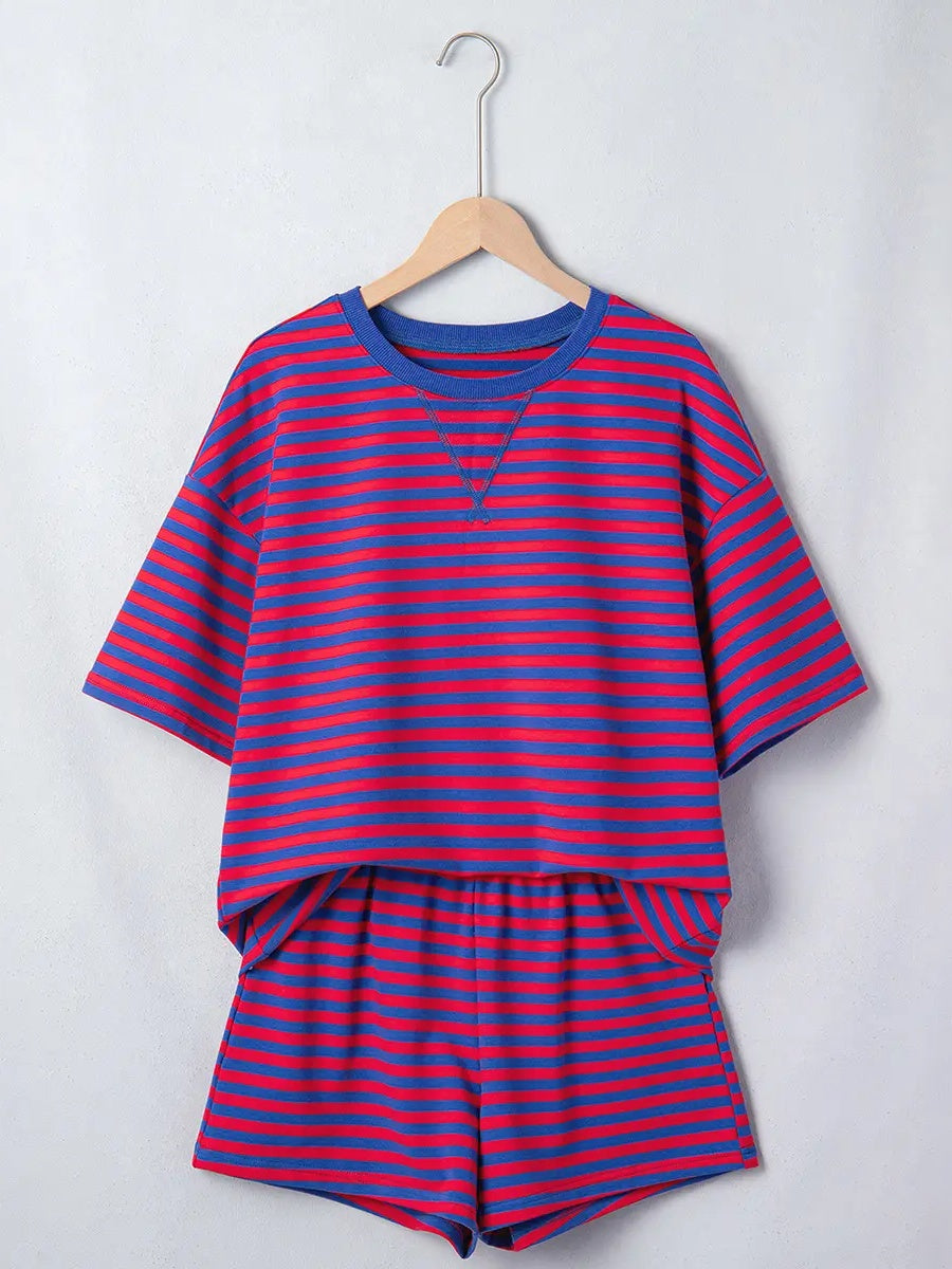 Women's Cozy 2-Piece Ribbed Shorts Set