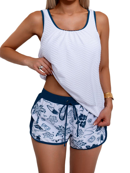 Tankini Swimsuit for Women Modest Two Piece