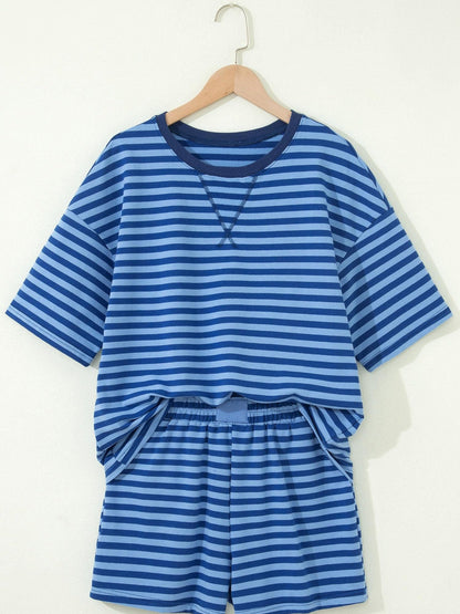 Women's Cozy 2-Piece Ribbed Shorts Set