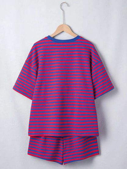 Women's Cozy 2-Piece Ribbed Shorts Set