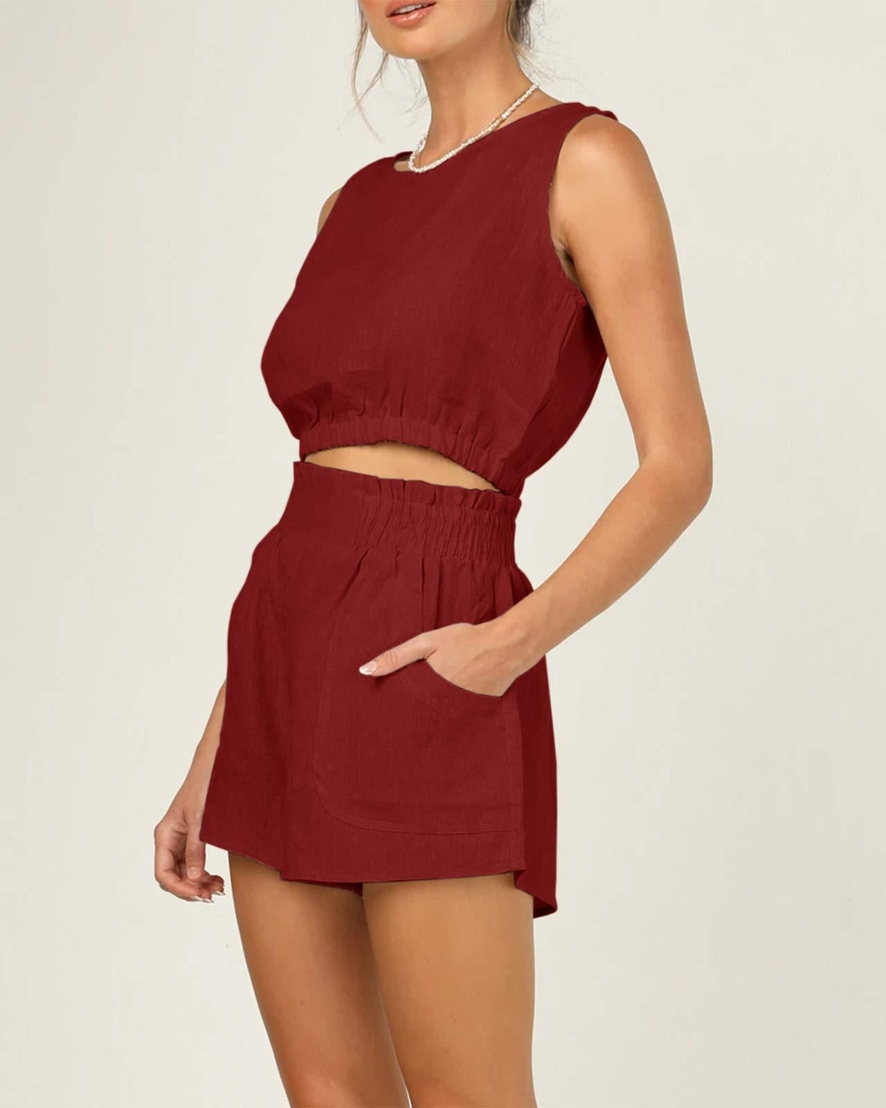 NEW Womens Tracksuits Summer 2 Piece Outfits Short Sets