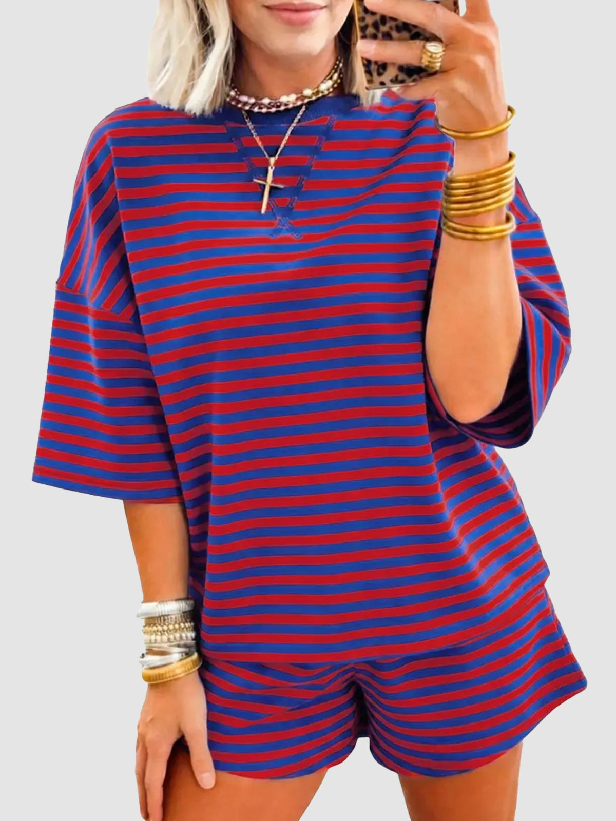 Women's Cozy 2-Piece Ribbed Shorts Set