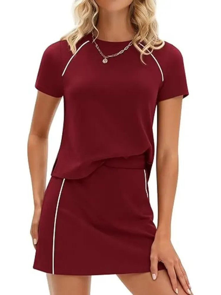 Women's Summer 2 Piece Skirt Sets